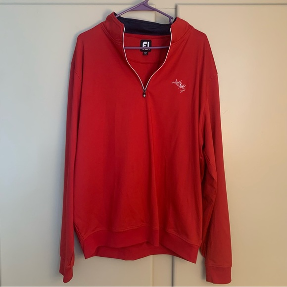 FootJoy Other - Titleist FootJoy Performance Red 1/4 Zip Pullover men’s XL
